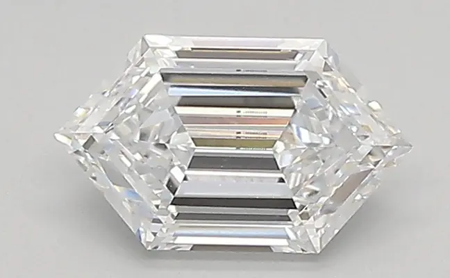 0.72ct D VVS2 Long Hexagon (IGI)