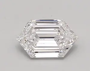 0.72ct D VVS2 Long Hexagon (IGI)
