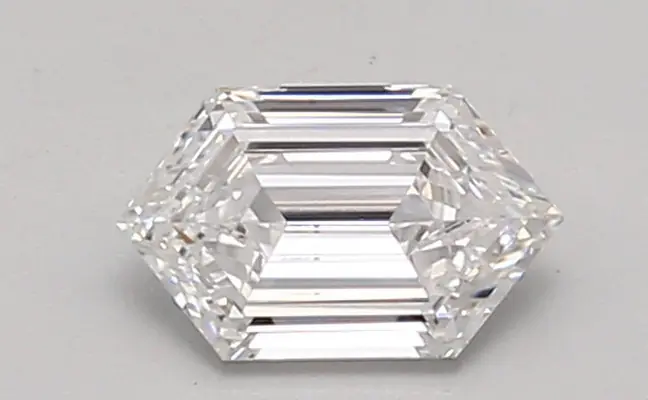 0.72ct D VVS2 Long Hexagon (IGI)