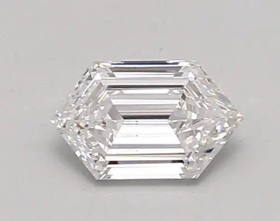 0.72ct D VVS2 Long Hexagon (IGI)