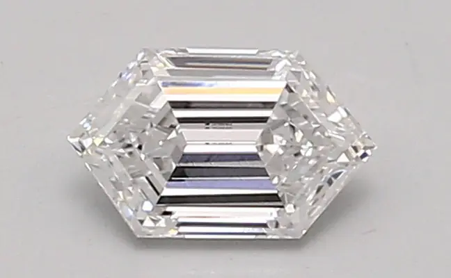 0.72ct D VVS2 Long Hexagon (IGI)