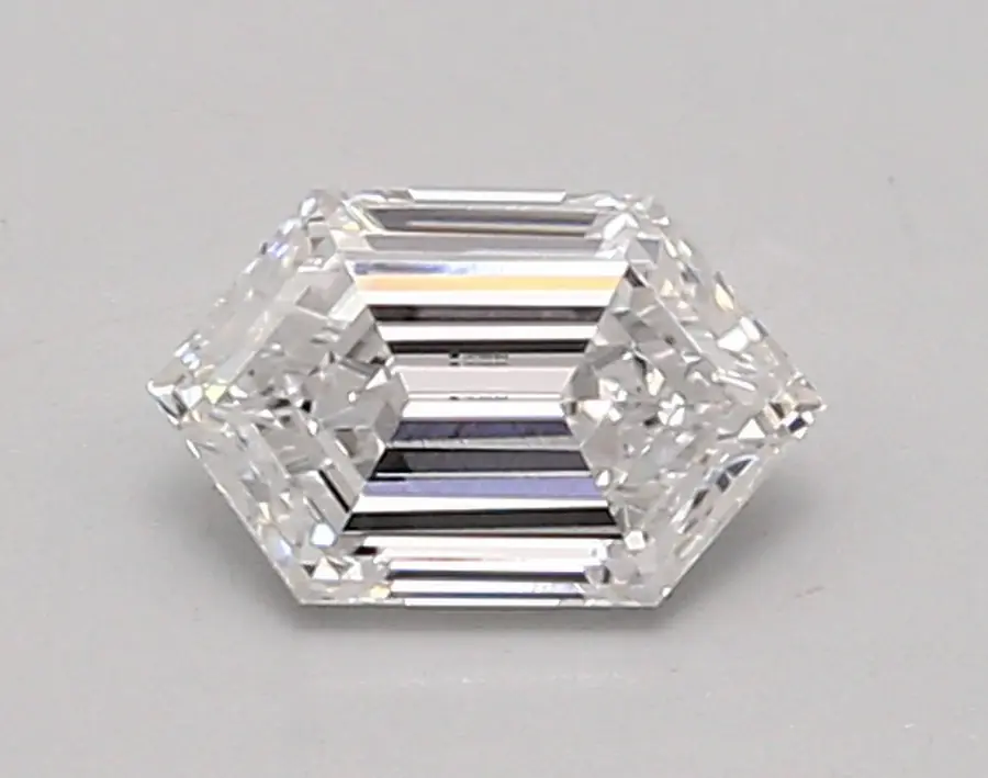 0.72ct D VVS2 Long Hexagon (IGI)