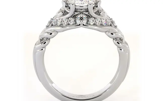 Oval Finger Uniqe Lab Diamond engagement Ring
