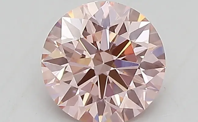 0.71ct FANCY INTENSE  PINK VVS2 Round (IGI)