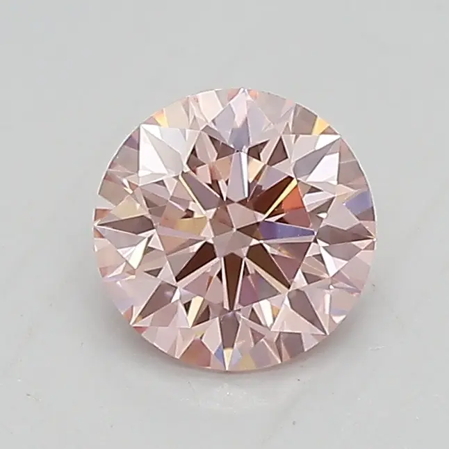 0.71ct FANCY INTENSE  PINK VVS2 Round (IGI)