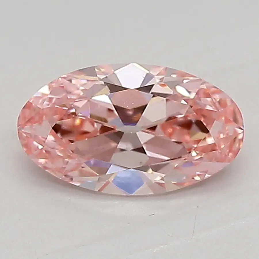 0.71ct FANCY VIVID  PINK VVS2 Moval (IGI)