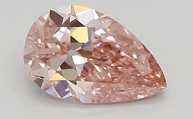 0.71ct FANCY VIVID  PINK VS1 Pear (IGI)