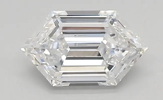 0.71ct D VVS2 Long Hexagon (IGI)