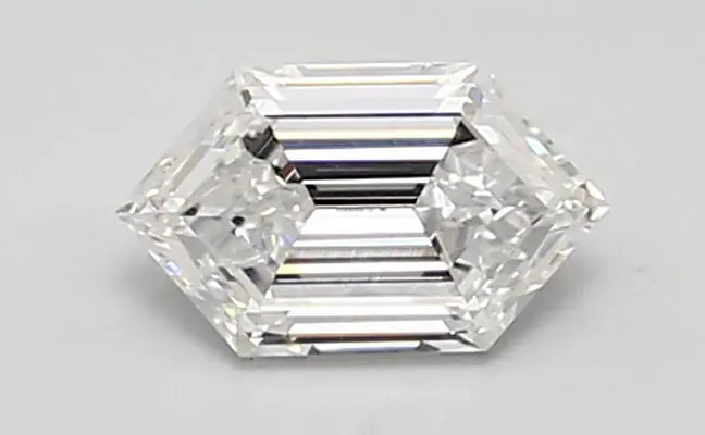 0.71ct D VVS2 Long Hexagon (IGI)