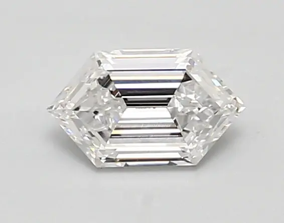 0.71ct D VVS2 Long Hexagon (IGI)