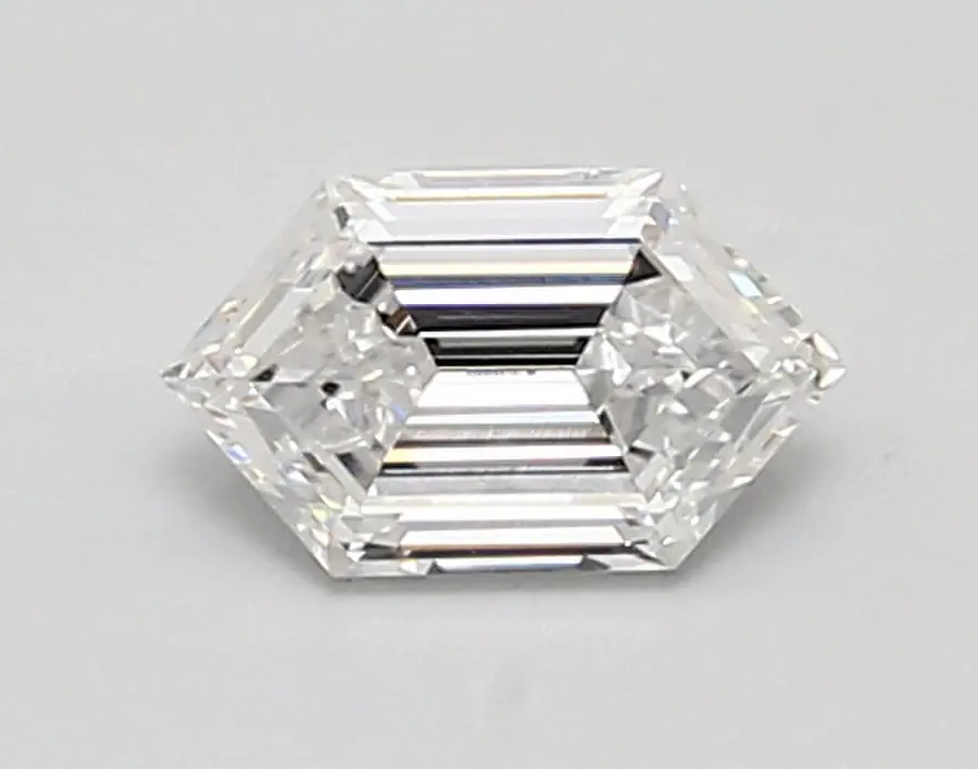 0.71ct D VVS2 Long Hexagon (IGI)