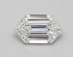 0.70ct D VS1 Long Hexagon (IGI)