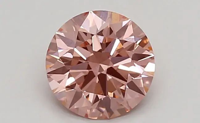 0.70ct FANCY VIVID  PINK VVS2 Round (IGI)