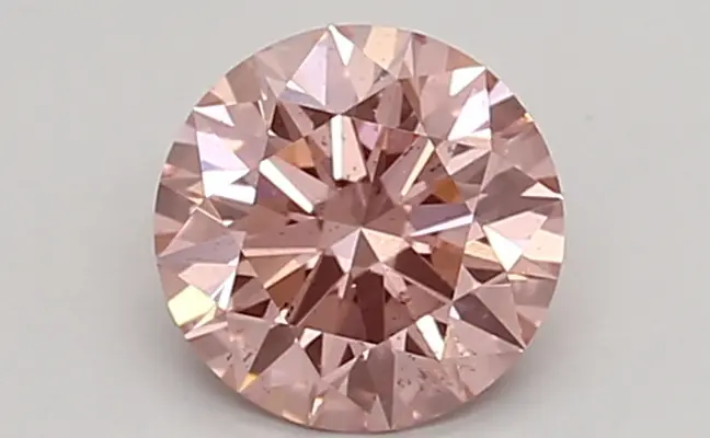 0.69ct FANCY INTENSE  PINK SI1 Round (IGI)
