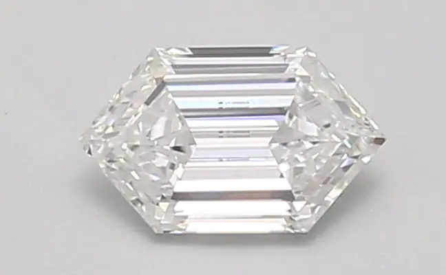 0.69ct D VVS2 Long Hexagon (IGI)