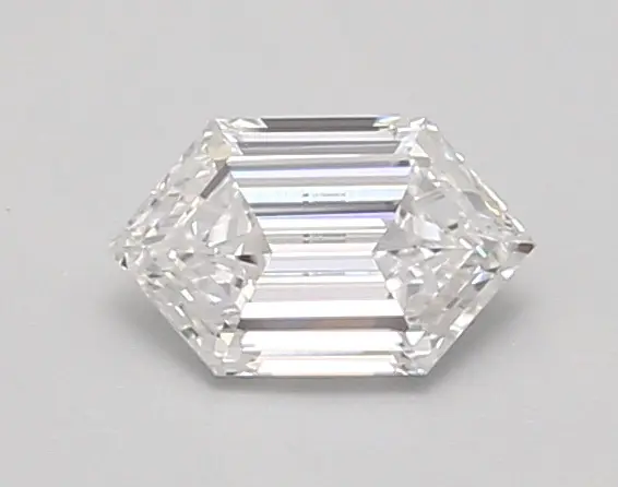 0.69ct D VVS2 Long Hexagon (IGI)