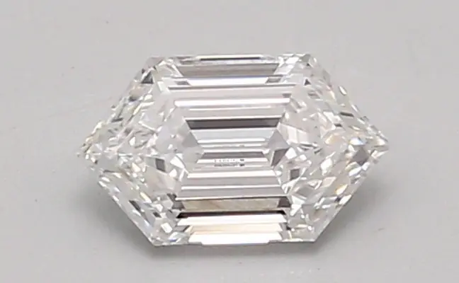 0.69ct D VVS2 Long Hexagon (IGI)
