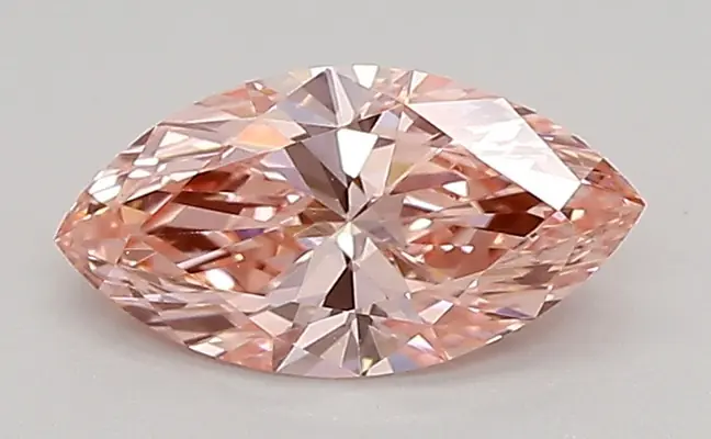 0.68ct FANCY VIVID  PINK VVS2 Marquise (IGI)
