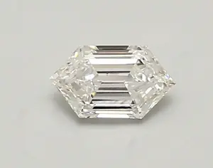 0.68ct D VVS2 Long Hexagon (IGI)