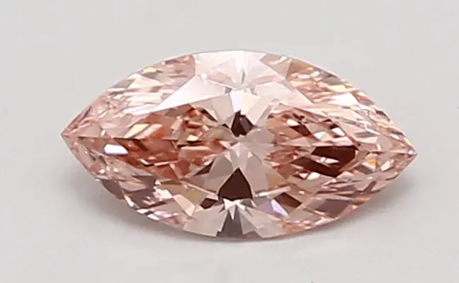 0.68ct FANCY VIVID  PINK VVS2 Marquise (IGI)