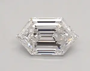0.68ct D VS1 Long Hexagon (IGI)