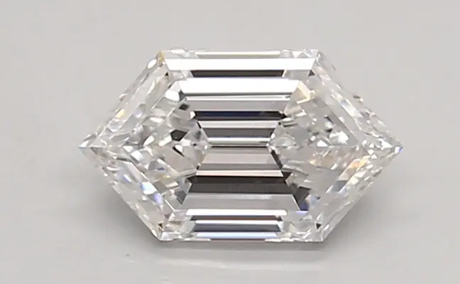 0.68ct D VS1 Long Hexagon (IGI)