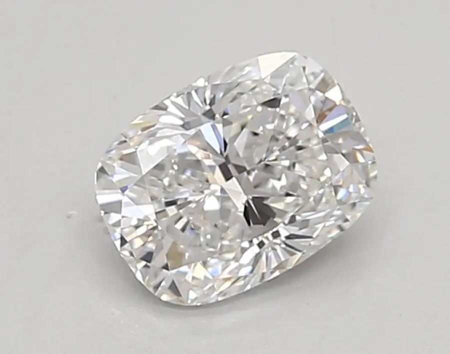 0.67ct D VVS2 Cushion (IGI)