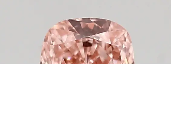 0.67ct FANCY VIVID  PINK VVS1 Cushion (IGI)