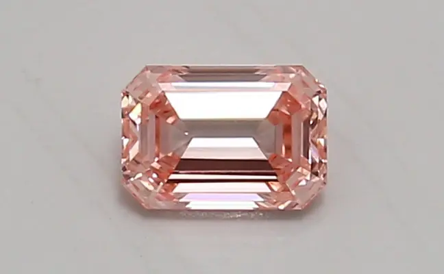 0.67ct FANCY VIVID  PINK VVS2 Emerald (IGI)