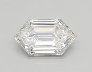 0.67ct D VVS2 Long Hexagon (IGI)