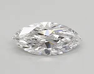 0.66ct E VVS2 Marquise Old Miner (IGI)