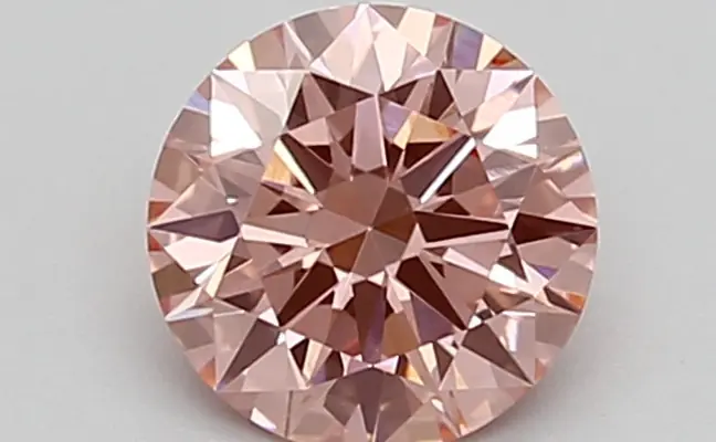 0.66ct FANCY VIVID  PINK VVS2 Round (IGI)