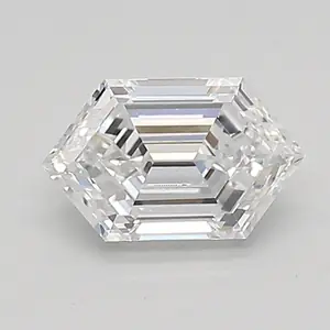 0.66ct D VVS1 Long Hexagon (IGI)