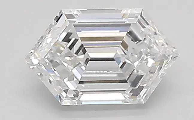 0.66ct D VVS1 Long Hexagon (IGI)