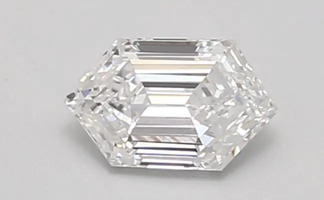 0.66ct D VVS2 Long Hexagon (IGI)