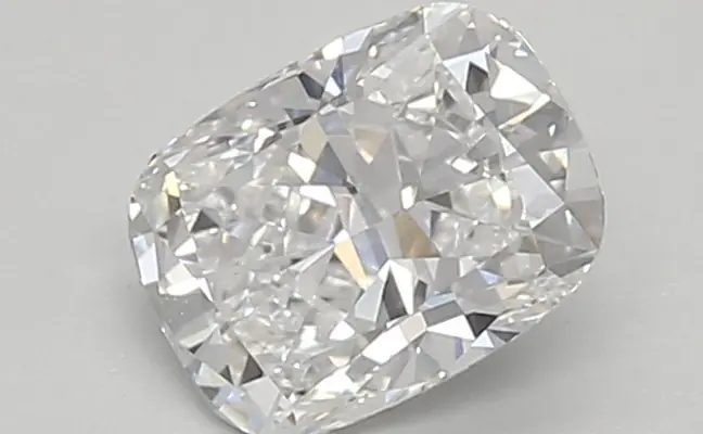 0.65ct D VVS2 Cushion (IGI)