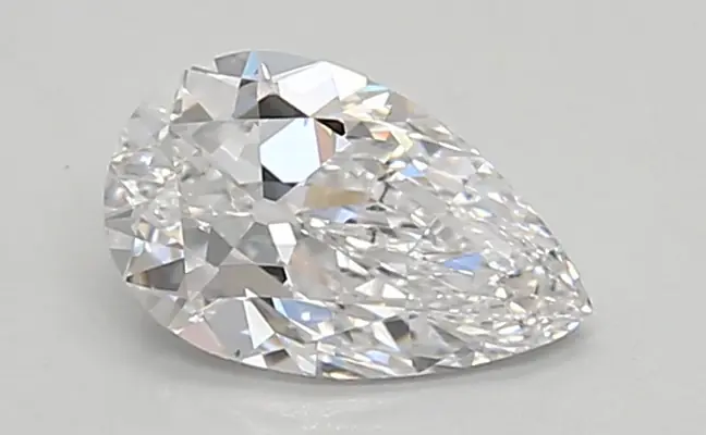 0.65ct D VS2 Pear (IGI)