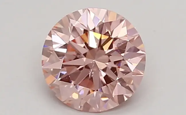 0.65ct FANCY INTENSE  PINK VS1 Round (IGI)