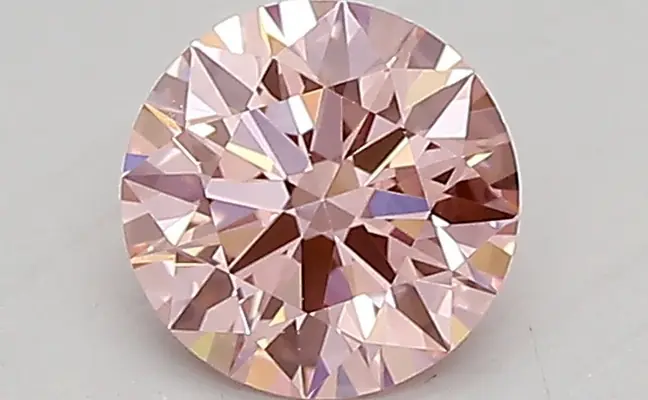 0.65ct FANCY VIVID  PINK VVS2 Round (IGI)
