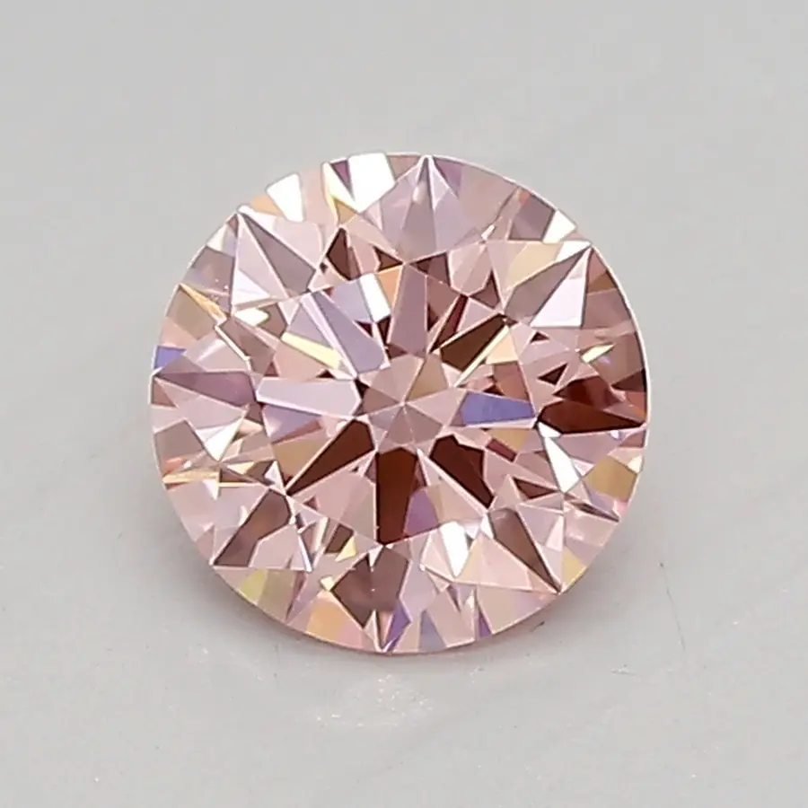 0.65ct FANCY VIVID  PINK VVS2 Round (IGI)
