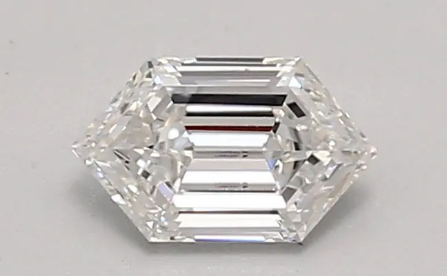 0.65ct D VVS2 Long Hexagon (IGI)