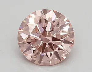 0.65ct FANCY INTENSE  PINK VS1 Round (IGI)