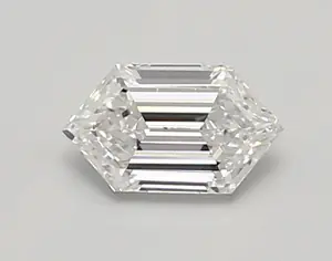 0.65ct D VVS2 Long Hexagon (IGI)