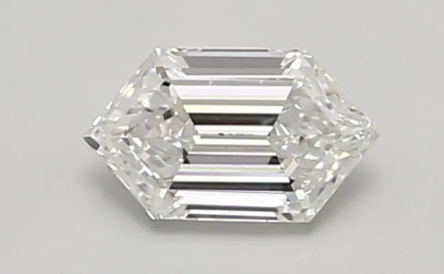 0.65ct D VVS2 Long Hexagon (IGI)