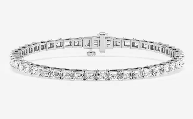 7ctw Emerald East-West Tennis Bracelet