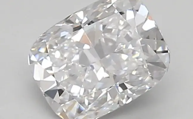 0.64ct D VVS2 Cushion (IGI)