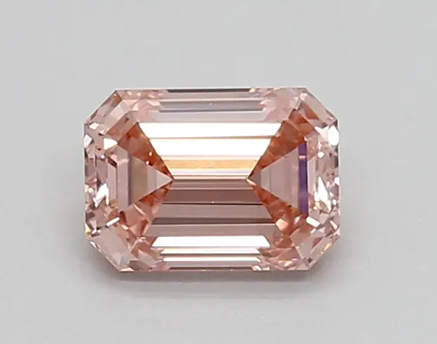 0.64ct FANCY VIVID  PINK VS2 Emerald (IGI)