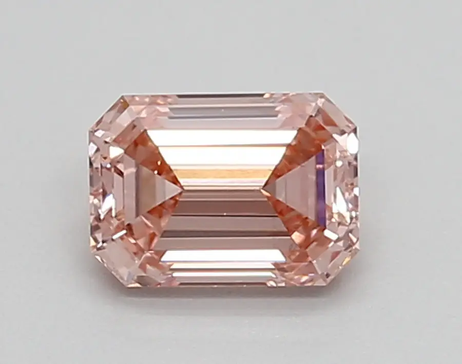 0.64ct FANCY VIVID  PINK VS2 Emerald (IGI)