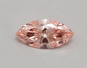 0.64ct FANCY VIVID  PINK VVS2 Marquise (IGI)