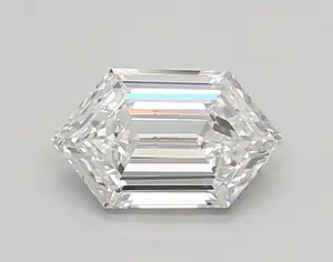 0.64ct D VVS1 Long Hexagon (IGI)